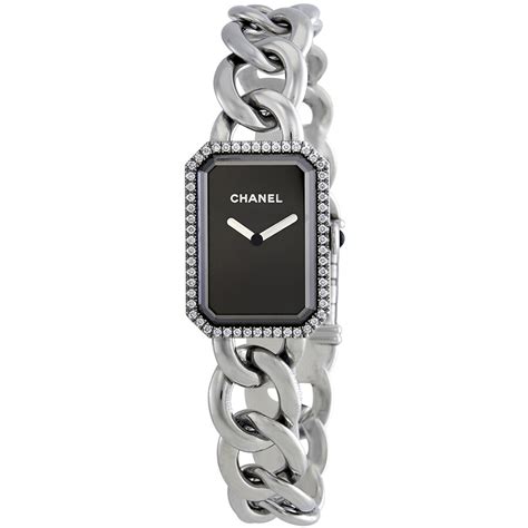 chanel premiere diamond watch price|chanel black watch with diamonds.